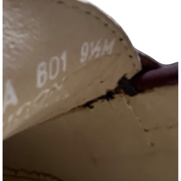 GH Bass Mens Tassel Loafers Brown Burgundy Leather Size 9.5 NEW - Picture 10 of 10